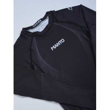 MantoTJJS Kamppailuvaruste Oy|MANTO långärmad rashguard FLOW svart|46,50 €|