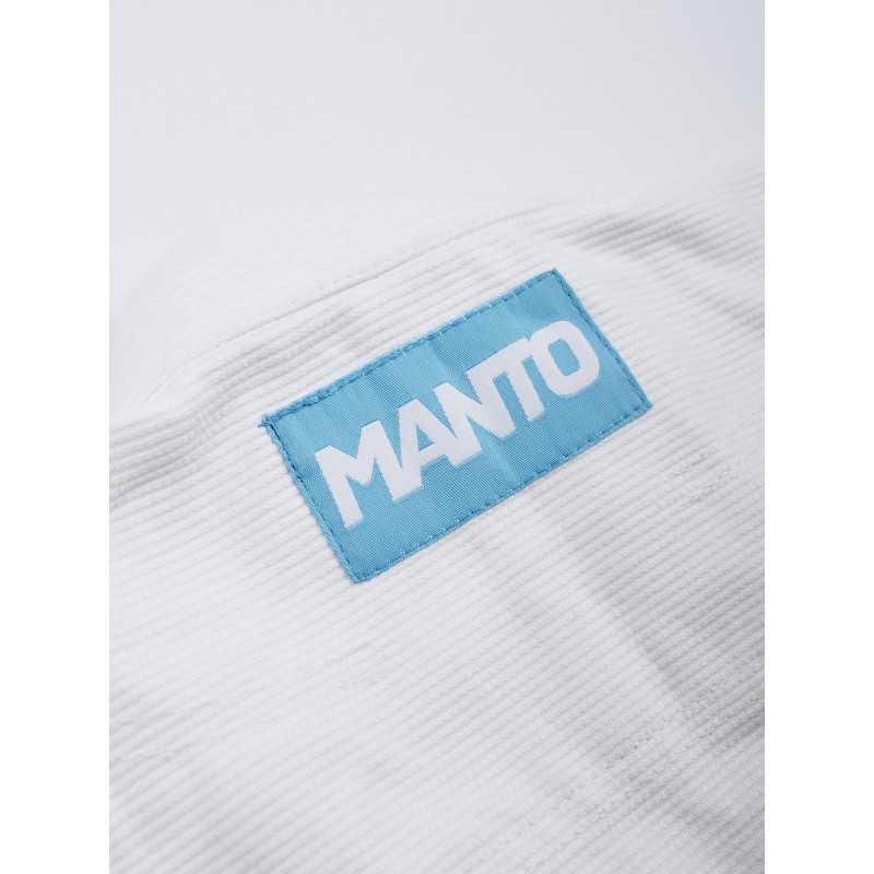 MANTO "Junior 2.0" Youth BJJ Gi valkoinen edulliseen hintaan TJJS Kamppailuvaruste Oy nopea toimitus