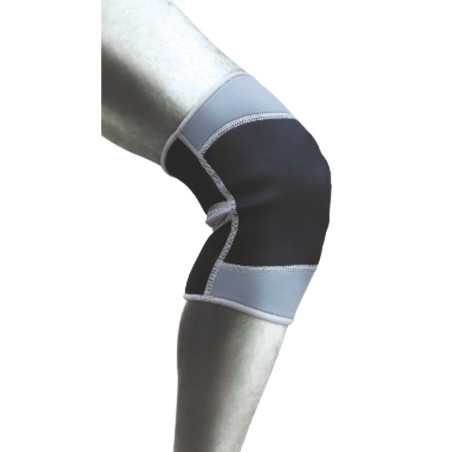 Neoprene knee protector, black-gray at a low price TJJS Kamppailuvaruste Oy fast delivery