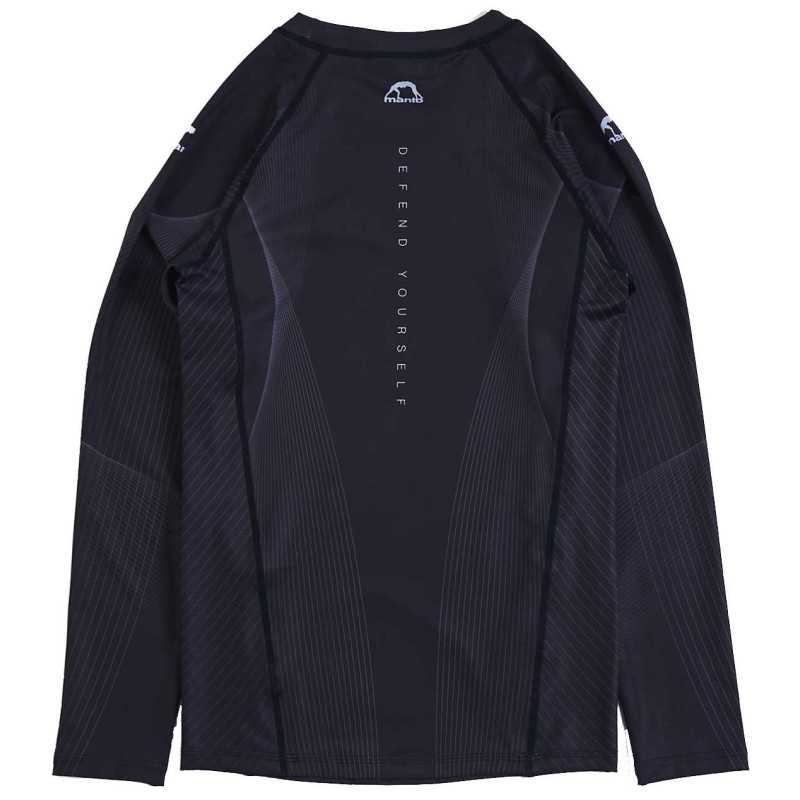 MANTO långärmad rashguard FLOW svart till ett lågt pris TJJS Kamppailuvaruste Oy snabb leverans
