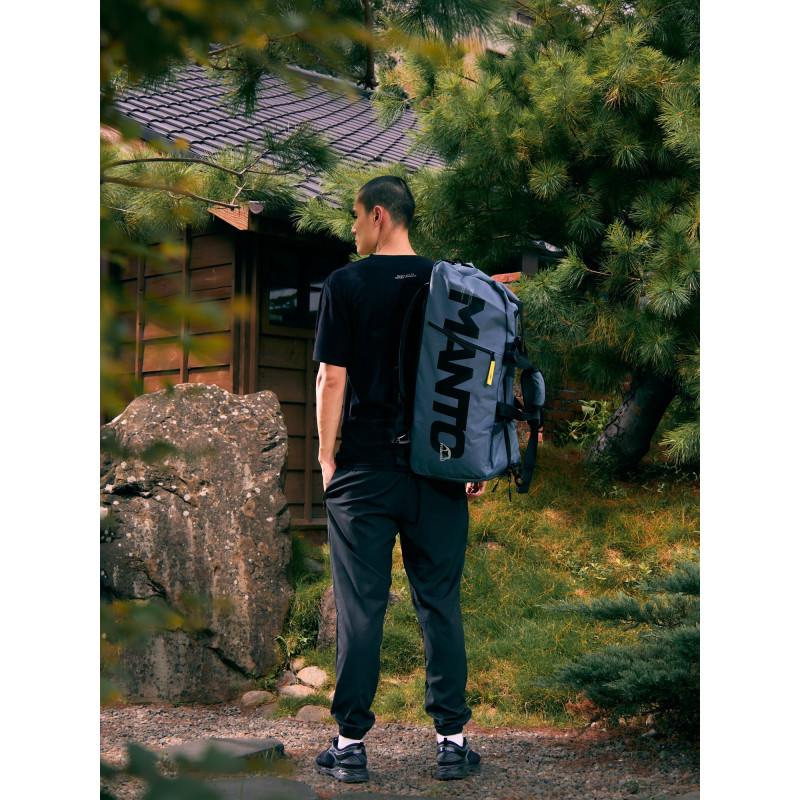 MANTO sports bag backpack LOGOTYPE gray, Ultimate Style