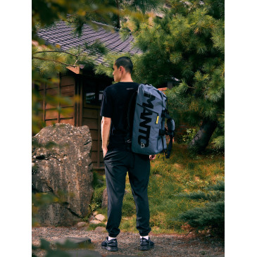 MANTO sports bag backpack LOGOTYPE gray, Ultimate Style