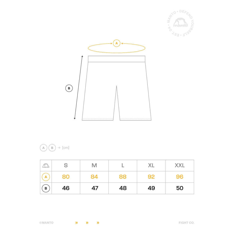 MANTO fight shorts ESSENTIAL at a low price TJJS Kamppailuvaruste Oy fast delivery