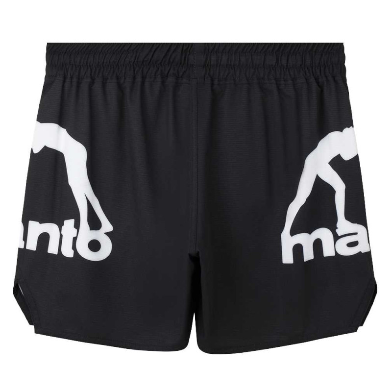 MANTO fight shorts LOGO DUAL black - Ultimate Comfort & Style