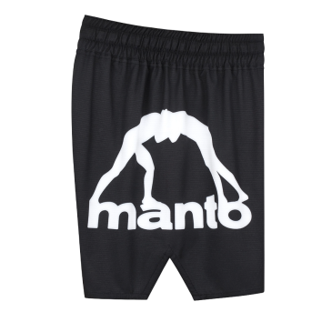 MANTO fight shortsit LOGO DUAL musta - Täydellinen mukavuus