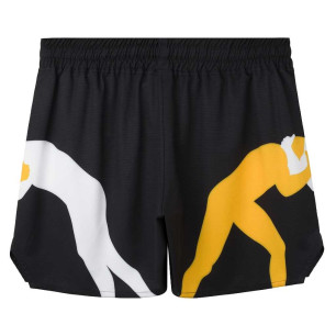 MANTO fight shortsit LOGO musta