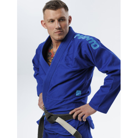 MANTO X5 Blue BJJ Gi - Ultimate Performance Gear