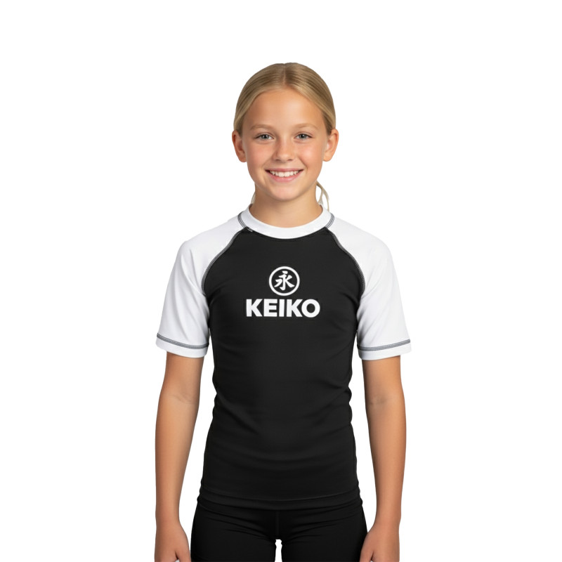 Keiko Kids rashguard - vit - Snygg No-Gi tröja!