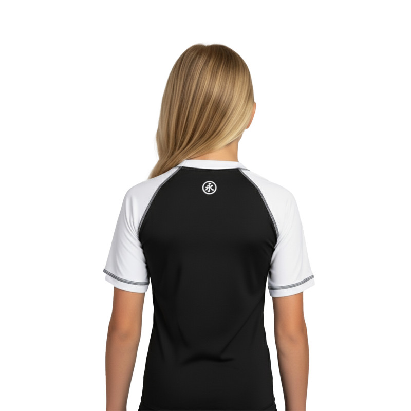 Keiko Kids rash guard - valkoinen - Tyylikäs No-Gi paita!