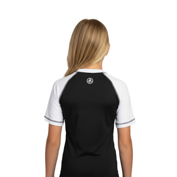 Keiko Kids rash guard - white - Stylish No-Gi shirt!