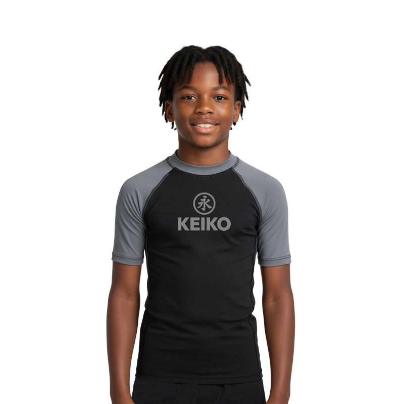 Keiko Kids rash guard - harmaa - Tyylikäs No-Gi paita!
