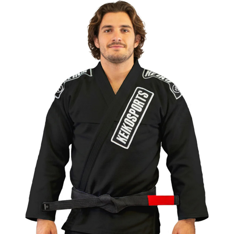 Keiko BJJ Kimono Sommar Gi jacka - Svart Bomullskomfort
