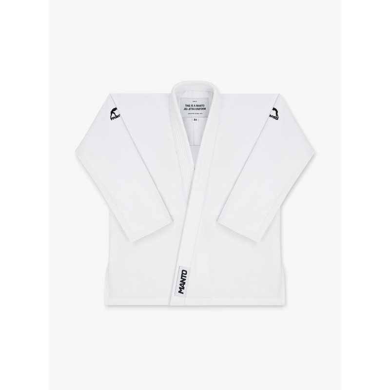 Manto "BASE 3.0" BJJ GI Valkoinen - edullinen bjj peruspuku