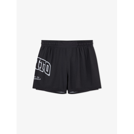 MANTO fight shortsit VARSITY musta - Mukavuutta ja tyyliä