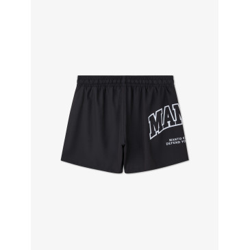 MANTO fight shortsit VARSITY musta - Mukavuutta ja tyyliä
