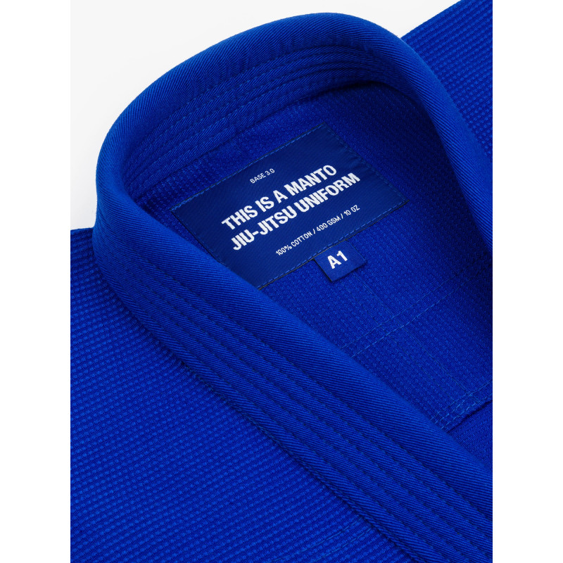 Manto "BASE 3.0" BJJ GI sininen - edullinen bjj peruspuku